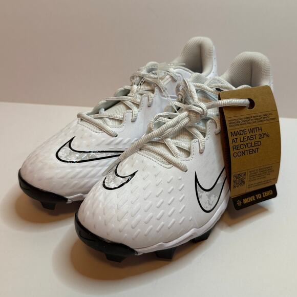 Nike Hyperdiamond 4 Keystone White Black Pure Platinum Women's sz: 8.5 NEW - Picture 8 of 9